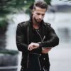 European and American Fashion Slim Leather Jacket - Image 2