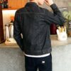 Men's Denim Jacket - Couple Motorcycle Jacket for Stylish Rides - Image 6