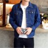 Men's Denim Jacket - Couple Motorcycle Jacket for Stylish Rides