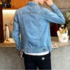 Men's Denim Jacket - Couple Motorcycle Jacket for Stylish Rides - Image 5