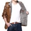 Thick Slim Leather Jacket