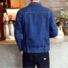 Men's Denim Jacket - Couple Motorcycle Jacket for Stylish Rides - Image 4